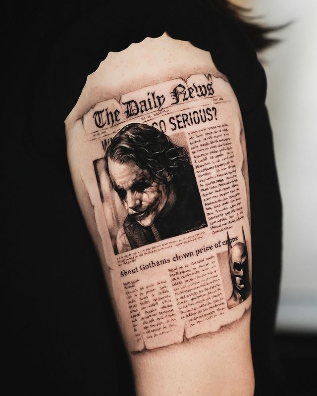 joker tattoo